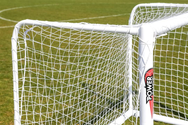 POWERSHOT Fussballtor Profi - 1,8 x 1,2m - aus uPVC - WETTERFEST - Inkl. Klicksystem und Zubehör, 1,
