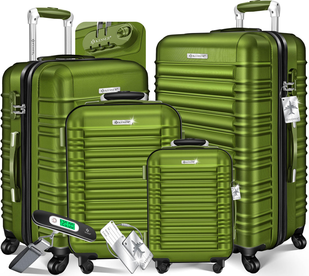 KESSER® 4tlg. Hartschalenkofferset Hard Shell Basic Hartschalenkoffer Trolley Koffer Reisekoffer Rei