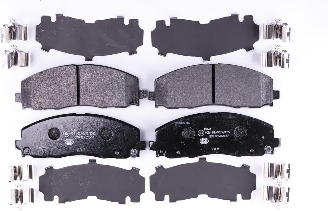 HELLA PAGID 8DB 355 020-571 Bremsbelagsatz - T3144 - Dicke/Stärke: 18.1mm - Bremssystem: Akebono - m
