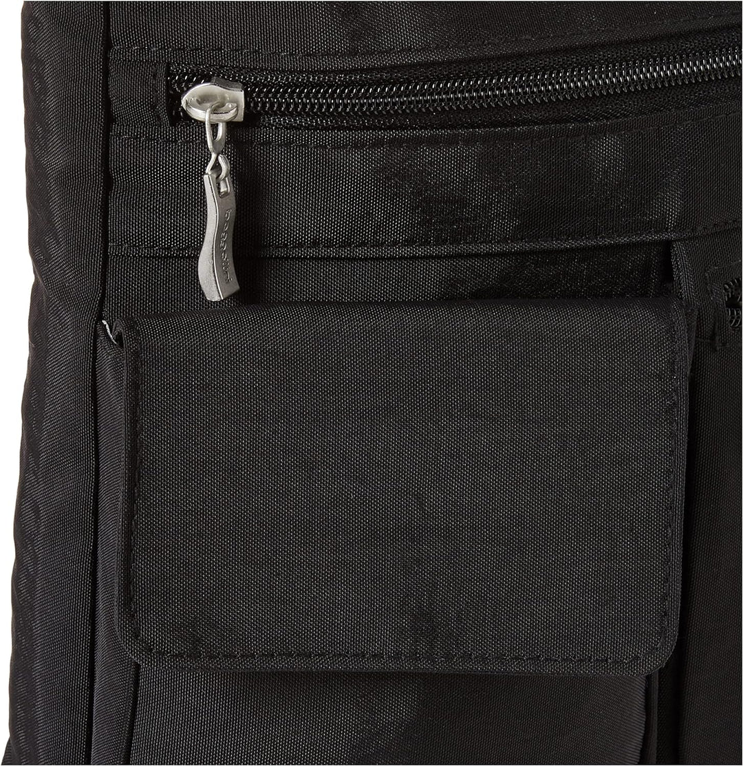 Baggallini Damen Modern Everywhere Slim Crossbody Schwarz, Schwarz