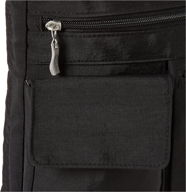 Baggallini Damen Modern Everywhere Slim Crossbody Schwarz, Schwarz