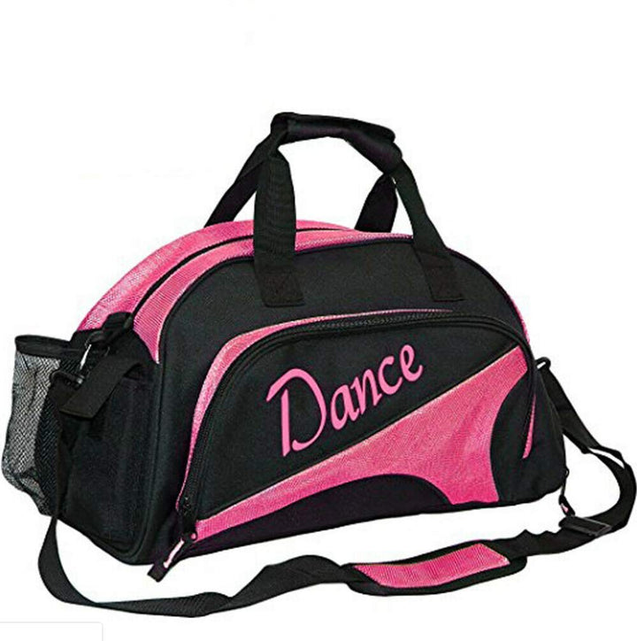 Damen Ballett Tanz Gym Sport Duffel Tasche Mädchen Tanztasche mit Schuhfach Übernachtung Kurze Reise