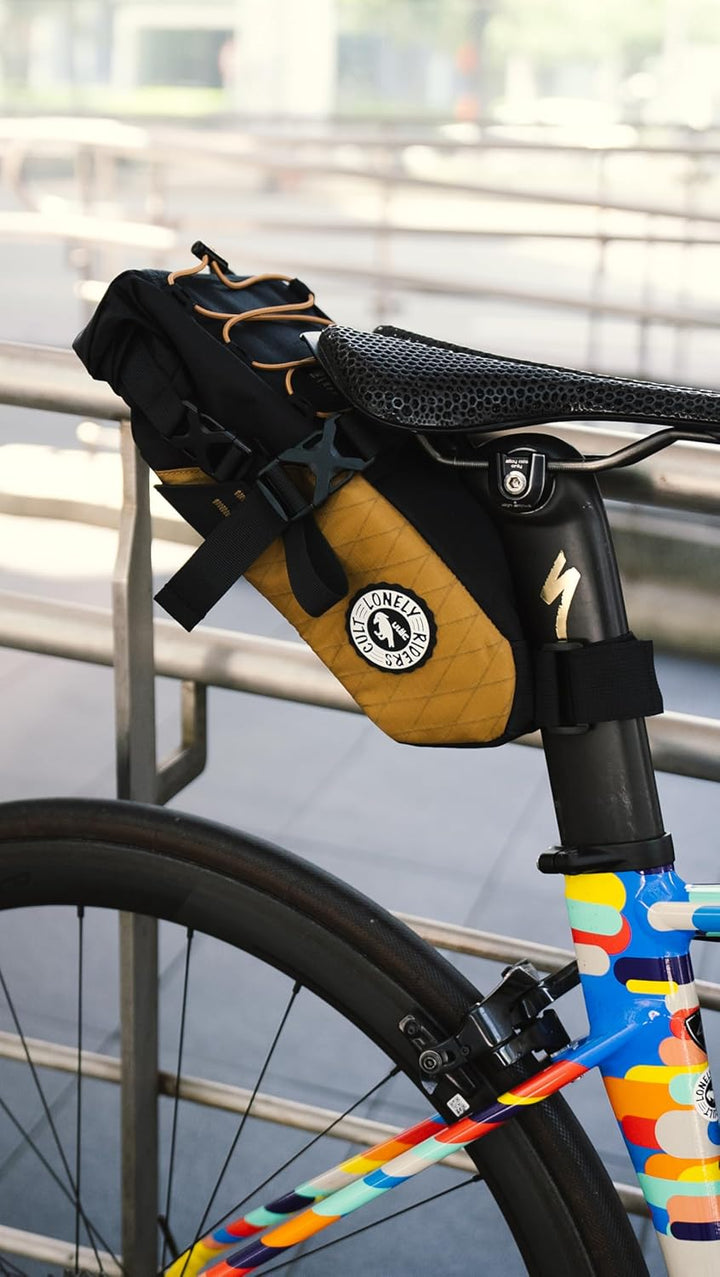 Fahrrad-Satteltasche mit grossem Fassungsvermögen von 5,8 l, wasserdicht, ultraleicht, MTB, Gravel S