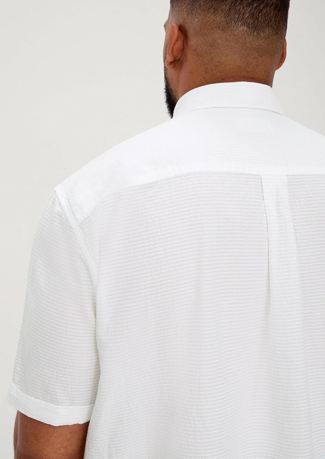 s.Oliver Herren Hemd Kurzarm 3XL Weiss, 3XL Weiss