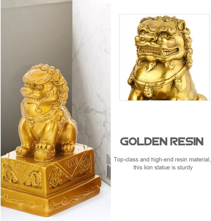 Garneck 2st Glückwunschgeschenk Zur Einzugsfeier Fu FOO Hunde Statuen Fengshui-schreibtischschmuck L