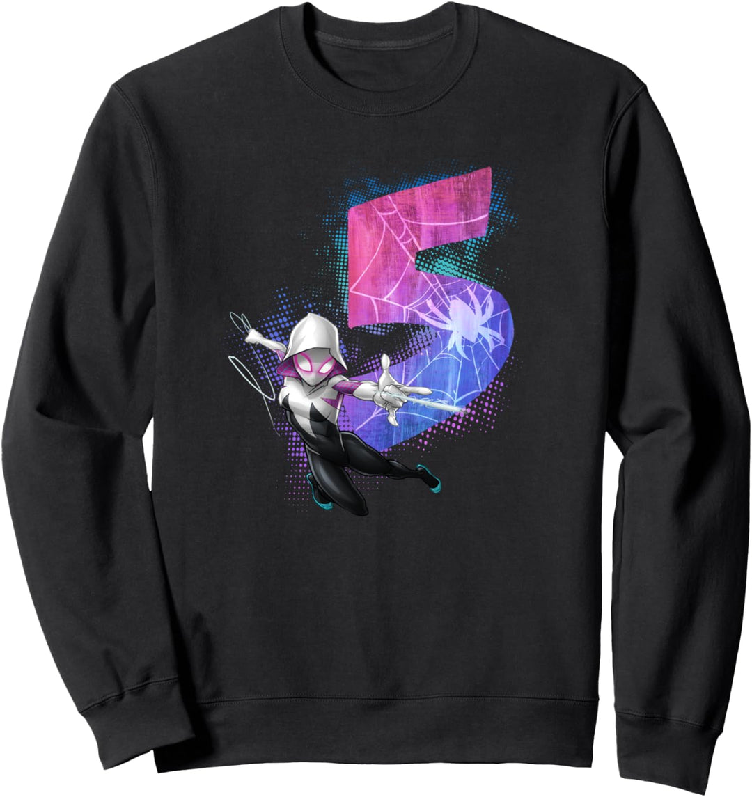 Marvel Ghost-Spider Gwen Stacy 5th Birthday Graphic Sweatshirt