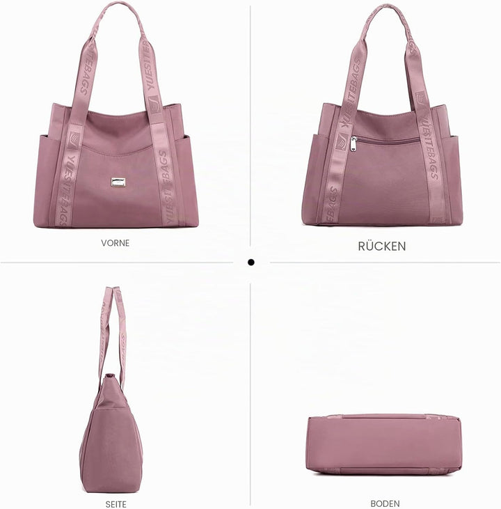 NICOLE &amp; DORIS Schultertasche Damen Gross Handtasche Shopper Multi Tasche Umhängetasche Tote Bag Cas