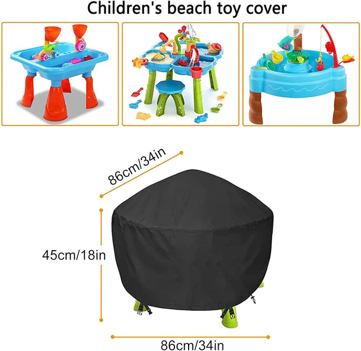 Wassertischabdeckung für Kinder, staubdicht, UV-Schutz, wasserdichte Abdeckung für Wassertisch, Outd