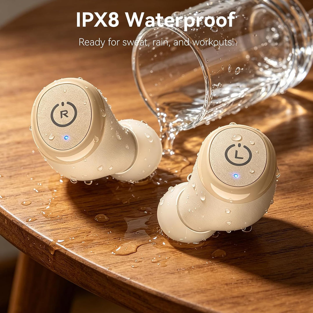 TOZO T10 Kopfhörer Kabellos Bluetooth In Ear mit Ladecase 55 Std. IPX8 | ENC für klare Anrufe und Kl