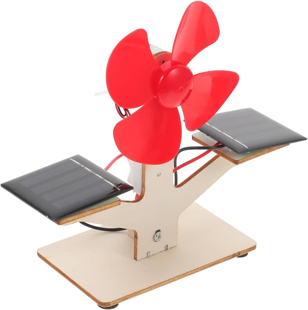 Supvox 2 Sätze DIY Solarbetriebener Ventilatormodell Bausatz für Wissenschaftliches Lernspielzeug Ma