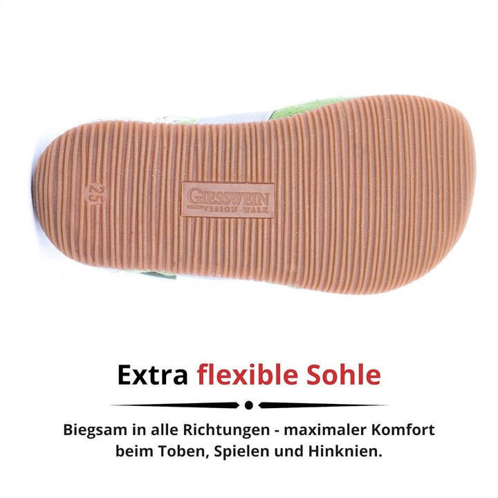 Giesswein Kinder Hausschuhe Söll Slim-Fit - Baumwoll Slippers für Mädchen & Jungen, rutschfeste Kind