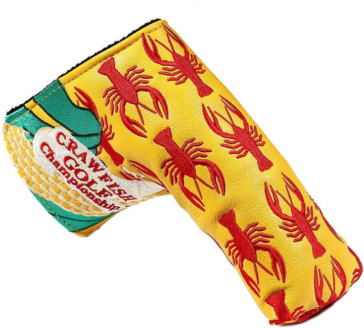 SHABIER Golf-Putter-Abdeckung, Schlägerhaube für Blade Golf Putter Head Cover gelb, gelb