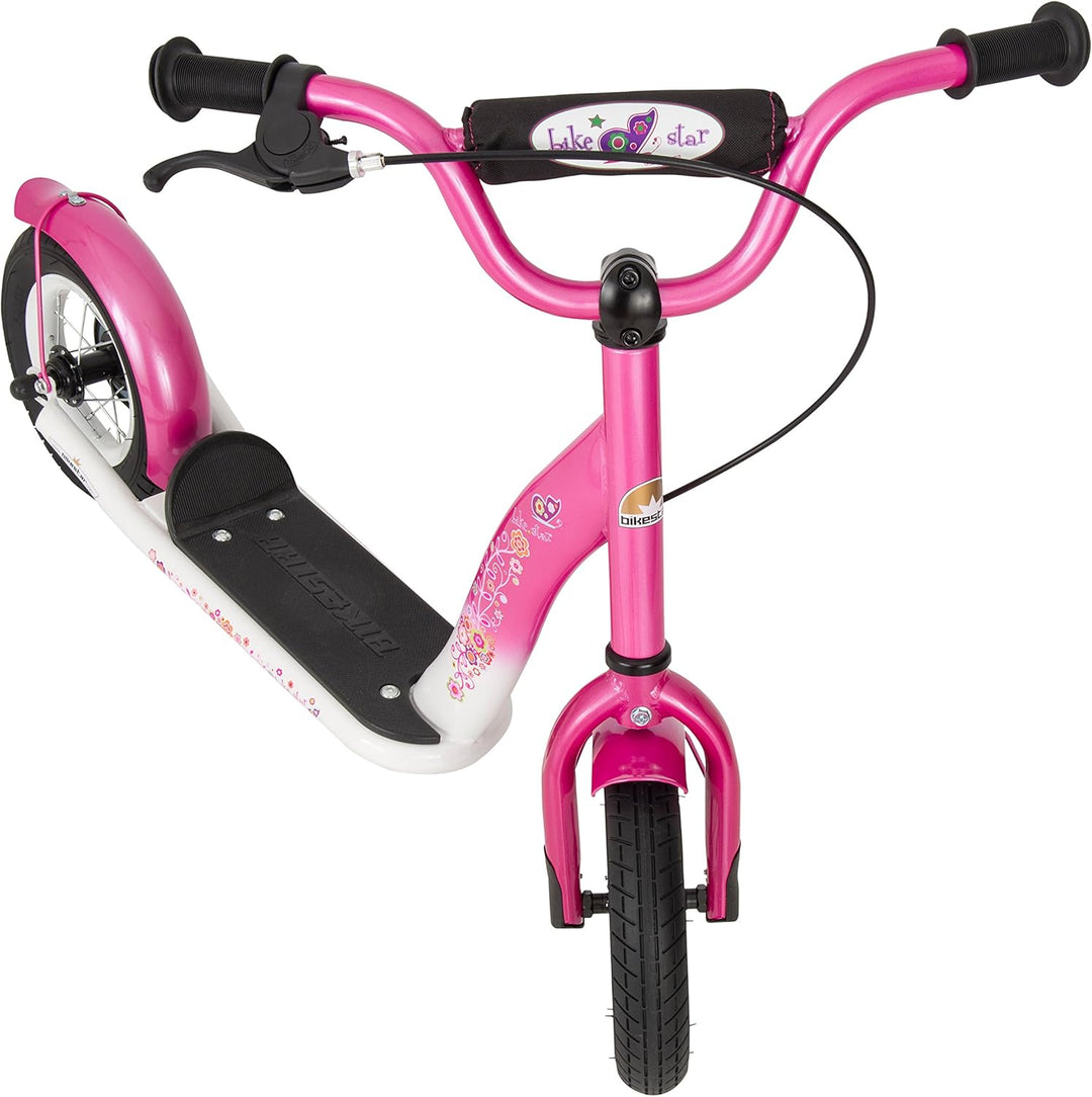 STAR SCOOTER Roller Kinderroller Tretroller Kickscooter mit Luftreifen für Jungen und Mädchen ab 4-5
