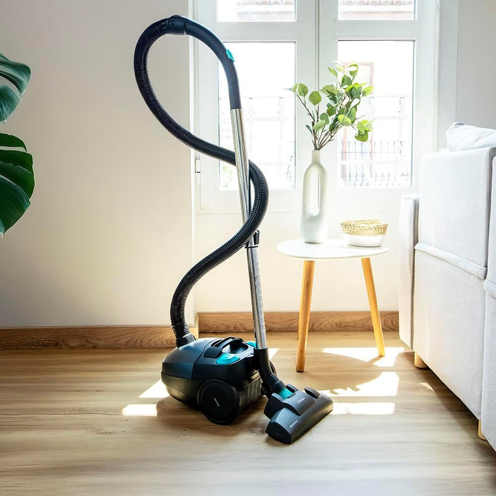 Cecotec Bodenstaubsauger mit Beutel 2L Conga Powerbag 2000 Compact Plus. 800W, Hochleistungsfilterun