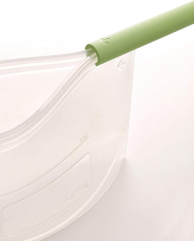 Lékué Silikonbeutel, 3er-Set, wiederverwendbar, grün Kit Grün, Kit Grün