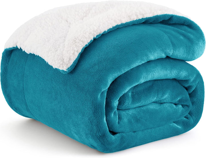 BEDSURE Kuscheldecke Flauschig Sofaüberwurf Türkis - Decke Sofa Klein als Couchdecke Überwurf und Wo