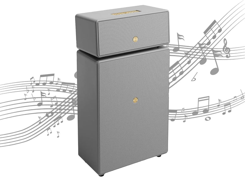 Audio Pro Drumfire II - Kraftvoller WiFi Multiroom Speaker - Kabellos mit Bluetooth –Tragbarer Lauts