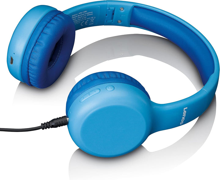 Lenco HPB-110 Kinder Bluetooth-Headset - Bluetooth 5,0-85 dB - Lautstärkebegrenzung - Eingebauter 25