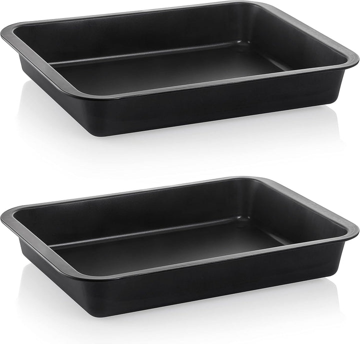 Grizzly 2x Auflaufform, Grösse gross und tief, antihaftbeschichtet, mit Griffrand, auch als Lasagnef