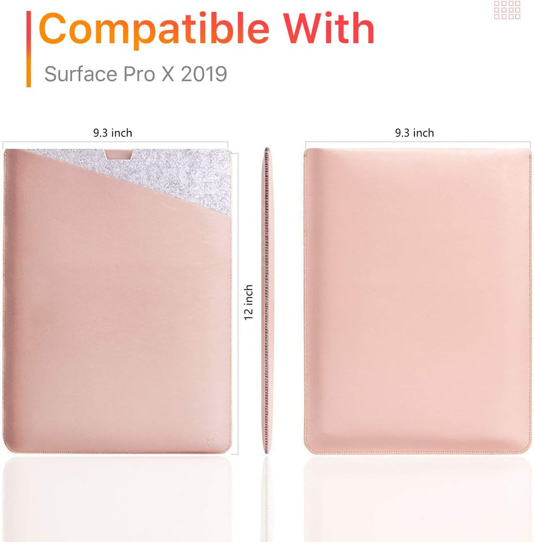 WALNEW 13 Zoll Schutzhülle, Hülle, Case, Cover, mit Zwei-Taschen-Design mit Geschütztem Inneren und