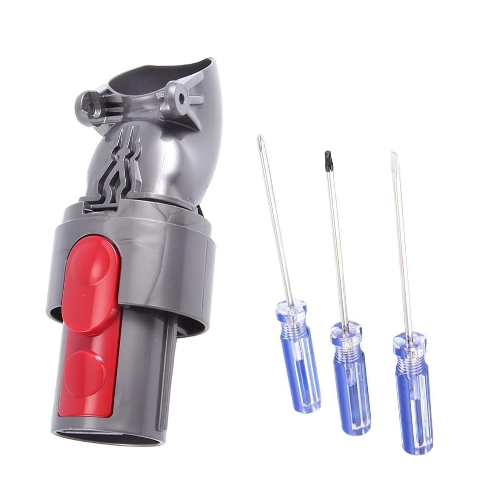 1 x Direktantrieb-Saugkopf-Anschluss für Dyson V8 V10 SV10 SV12 Staubsauger, Ersatzzubehör mit 3 Sch