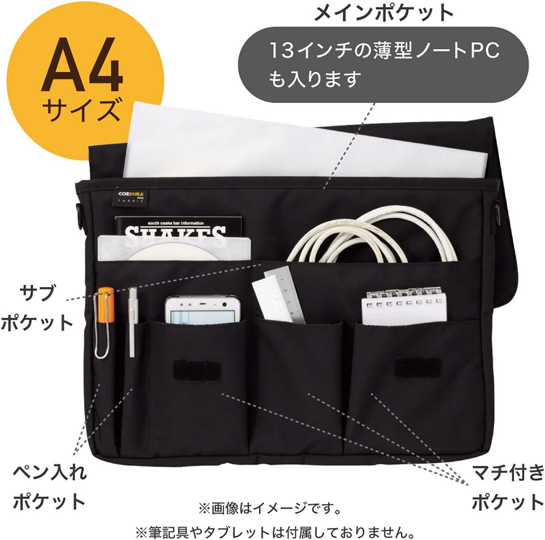 Lihit Lab A7577-24 Laptoptasche, 24,6 x 33,4 cm, Schwarz 9.4" x 13.4" Schwarz, 9.4" x 13.4" Schwarz