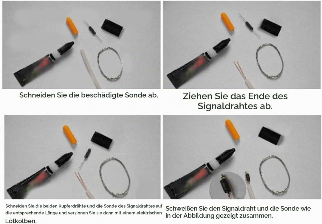 Rohrblockade Detektor Wasserrohrsucher, 30 M Rohrverstopfungsscanner, Wasserdichte Sonde Metall-PVC-