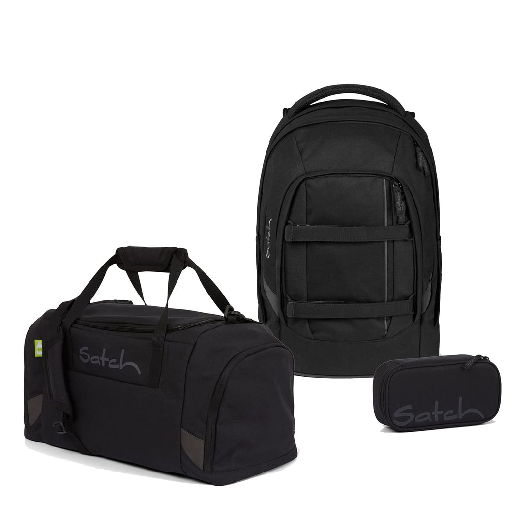 satch Pack Schulrucksack Set 3tlg. mit Sporttasche und Schlamperbox