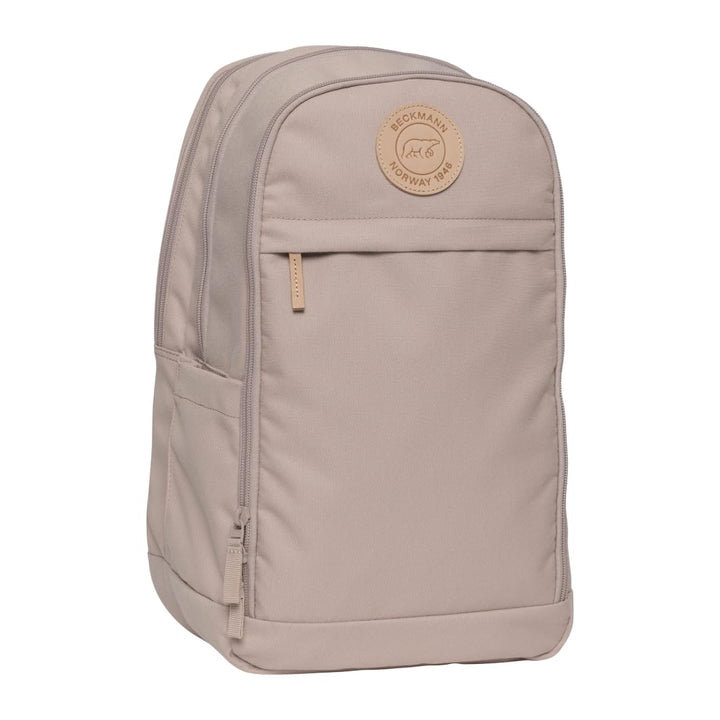 Beckmann, Rucksack Urban, für Schule Uni Arbeit Freizeit, mit extra Laptopraum, 30L Beige, Beige