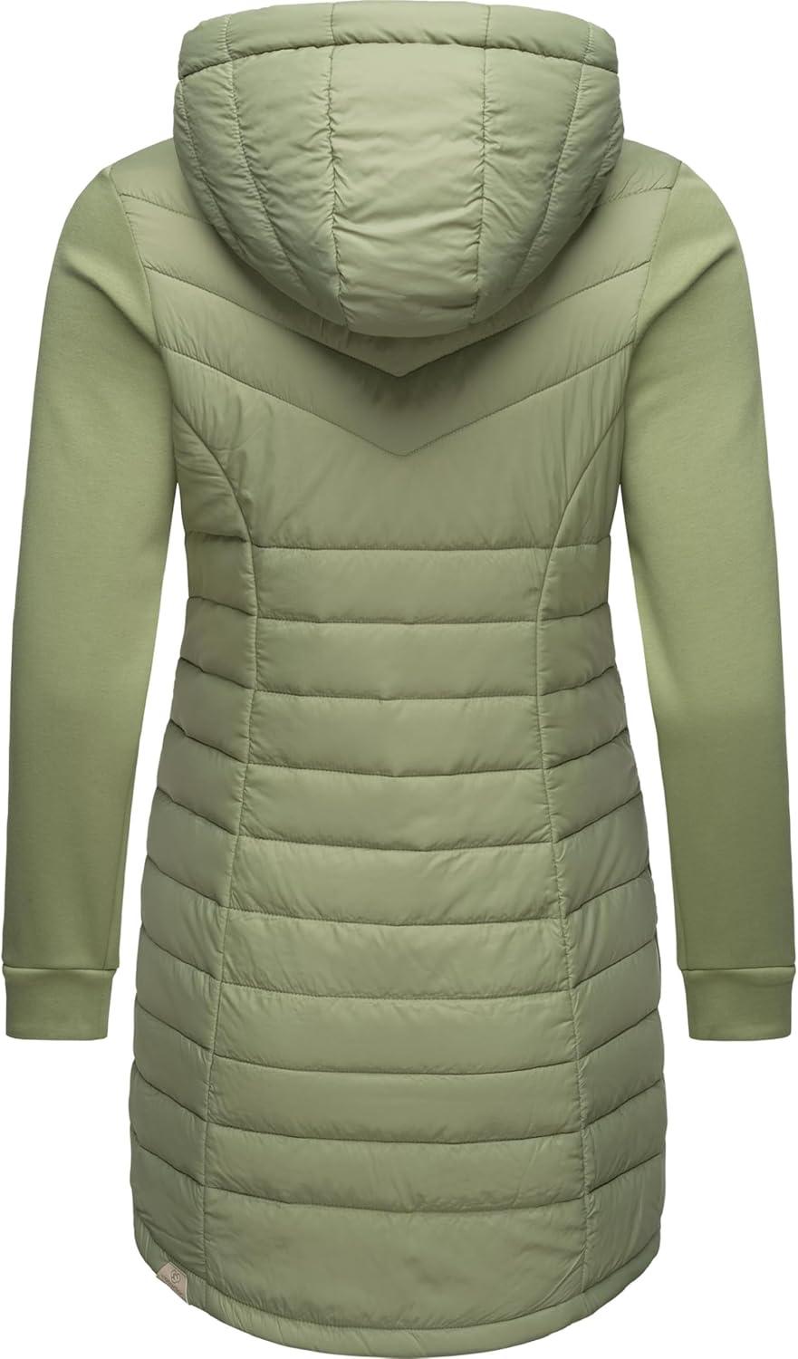 Ragwear Damen Übergangsjacke leichte Jacke lang mit Kapuze Lucinda Long II Intl XS-6XL S Light Olive