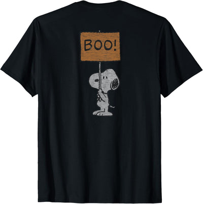 Peanuts Halloween Snoopy Boo Zeichen T-Shirt