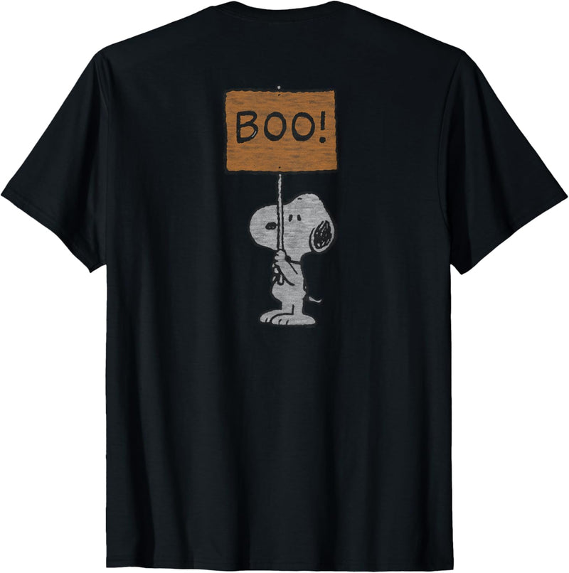 Peanuts Halloween Snoopy Boo Zeichen T-Shirt