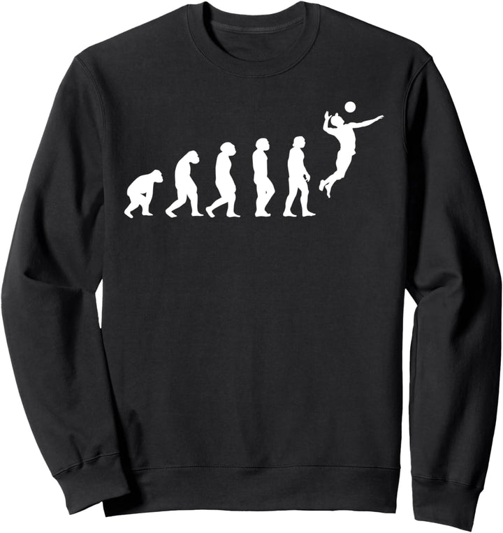 Volleyball Evolution Volleyballer Volleyballspieler Geschenk Sweatshirt