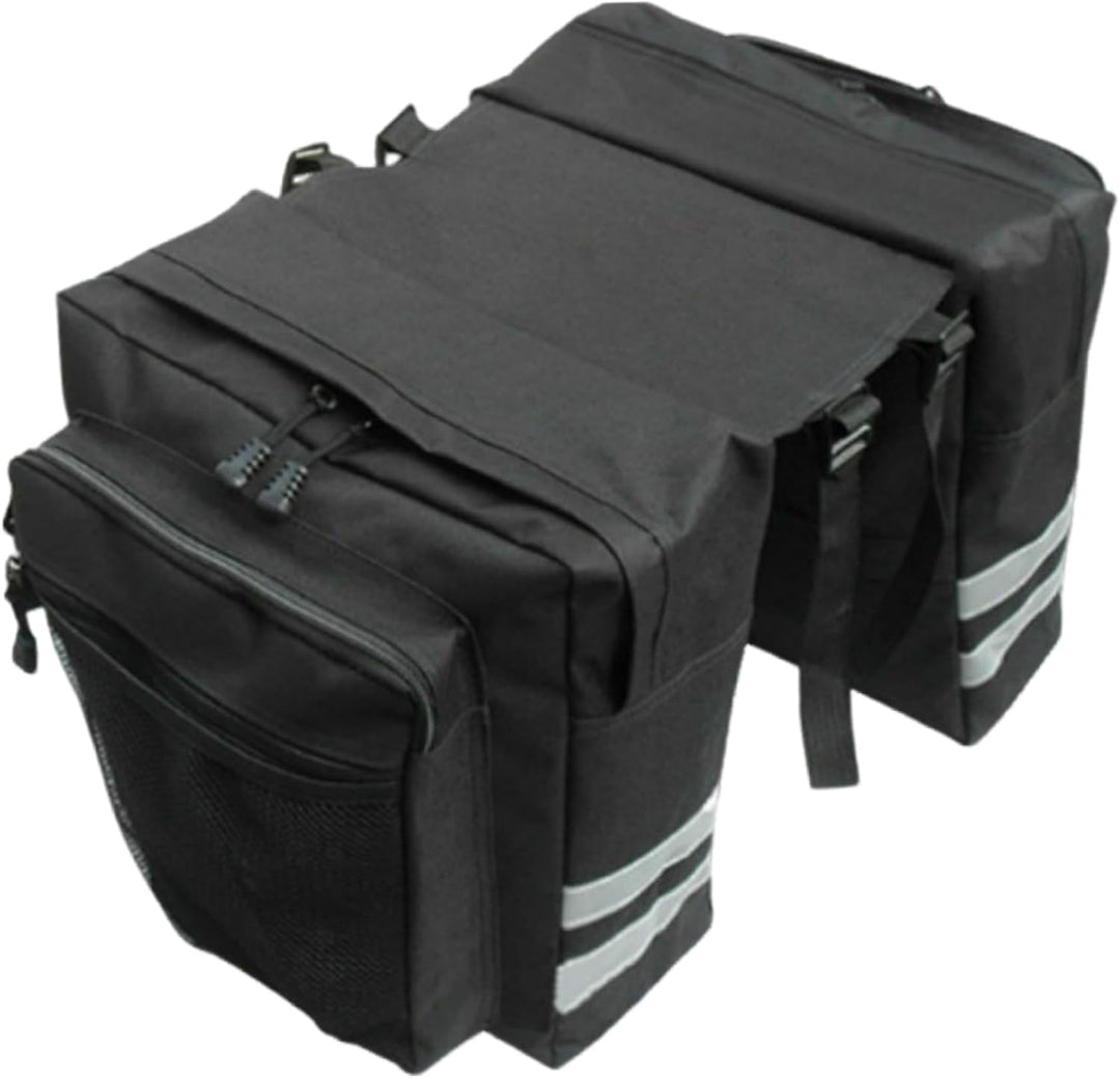 Fahrrad-Satteltasche, 30 l, grosses Fassungsvermögen, Fahrradträgertasche, wasserdicht, doppelseitig