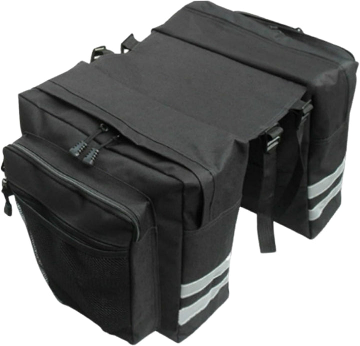 Fahrrad-Satteltasche, 30 l, grosses Fassungsvermögen, Fahrradträgertasche, wasserdicht, doppelseitig