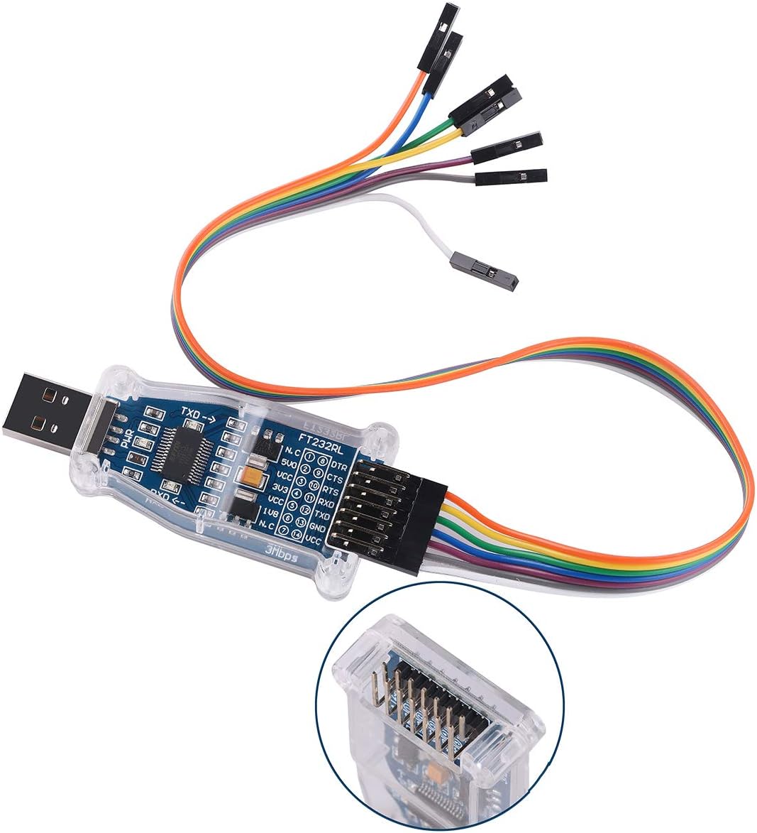 USB auf TTL UART 5V 3v3 3.3V 1v8 1.8V 2.5V Adapter Connector Converter FT232RL
