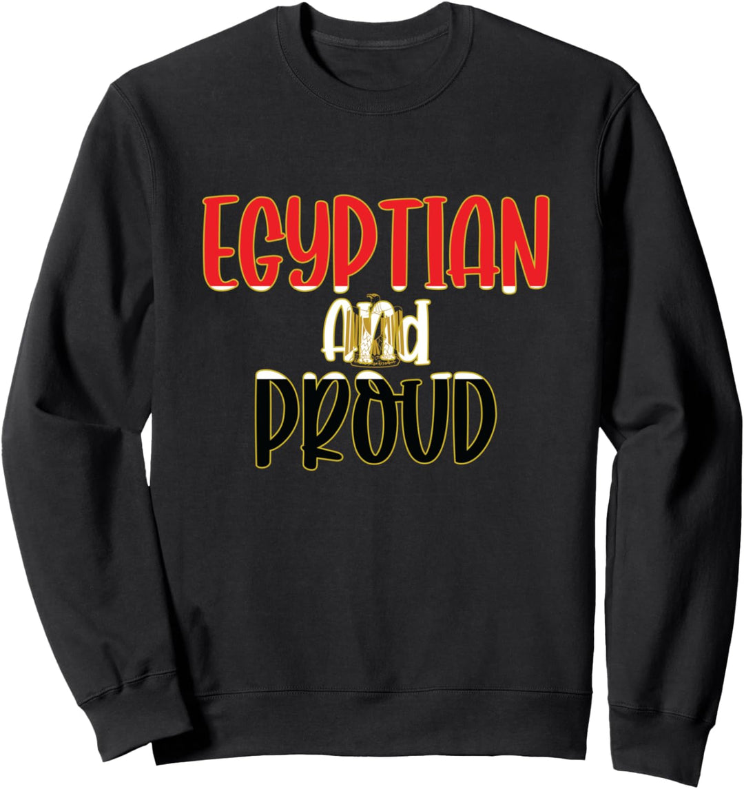 Ägyptisch und Stolz - Ägypten Flagge Stolz Sweatshirt