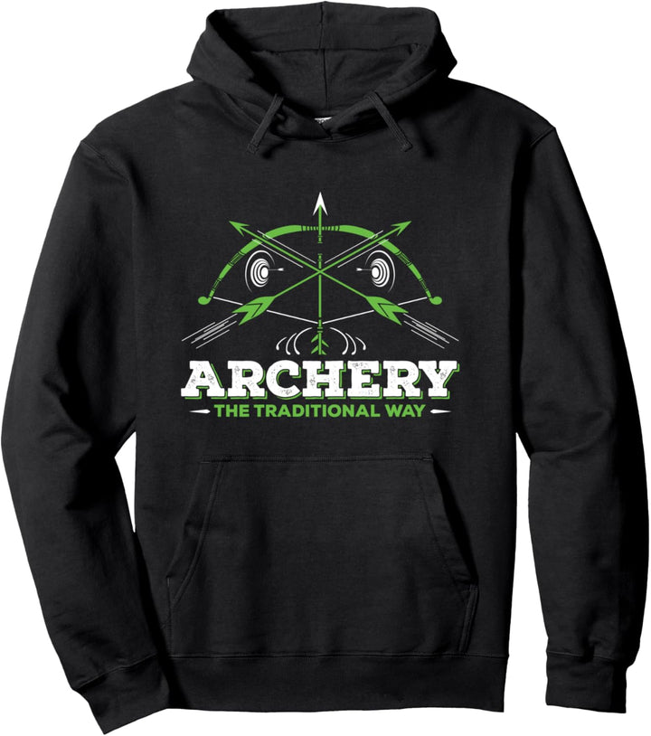 Bogenschiessen Bogenschiessen Jagd Bogenschützer Jungen Mädchen Männer Frauen Pullover Hoodie