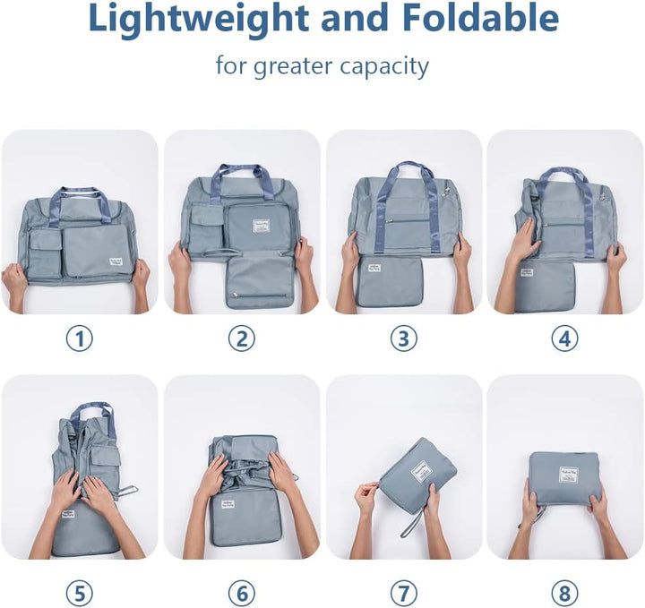 Flintronic 35L Faltbare Reisetasche Gepäcktasche Grosse Weekender Übernachtungstasche Urlaubstasche