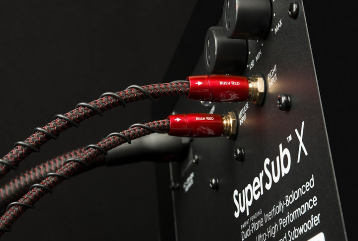 AudioQuest 2 m Irish Red RCA Audiokabel schwarz - Audiokabel (RCA, RCA, 2 m, Schwarz)