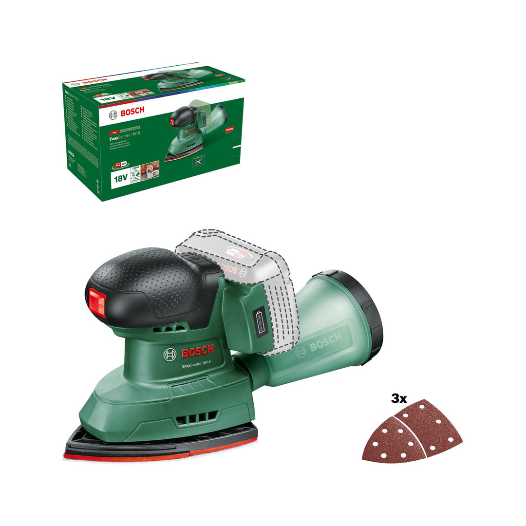 Bosch Home and Garden Bosch Akku-Multischleifer EasySander 18V-8 (Ohne Akku; 18 Volt System; für die