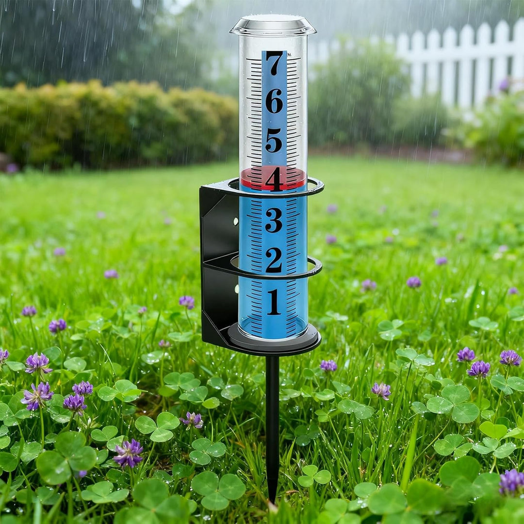 Regenmesser Für Den Garten | Einfach Ablesbar Mit Grosser Schrift,Outdoor Regenmesser Für Garten - F