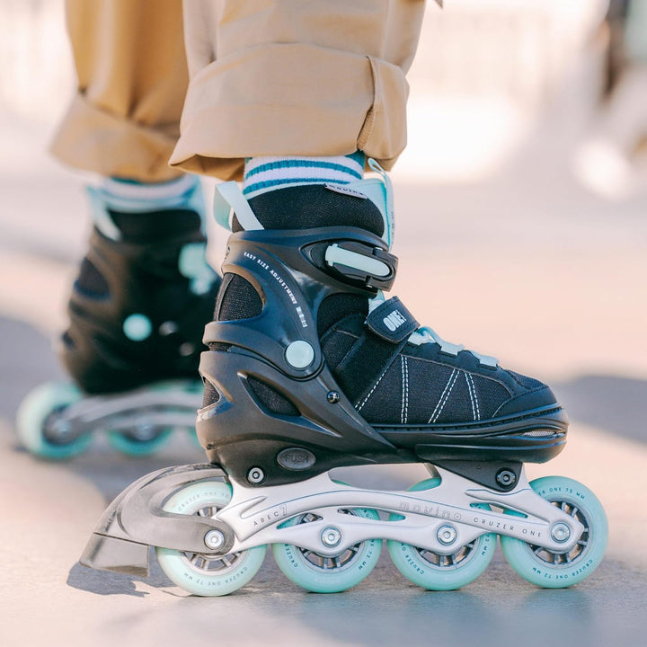 Movino Inline Skates | Cruzer One | Verstellbare Rollschuhe | Inliner für Damen Mädchen Jungen | Inl