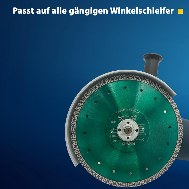 Profi Diamant-Trennscheibe Keramik Super Ultra von EDW, 230 mm H 22,2mm, Fliesenscheibe, extra dünn,