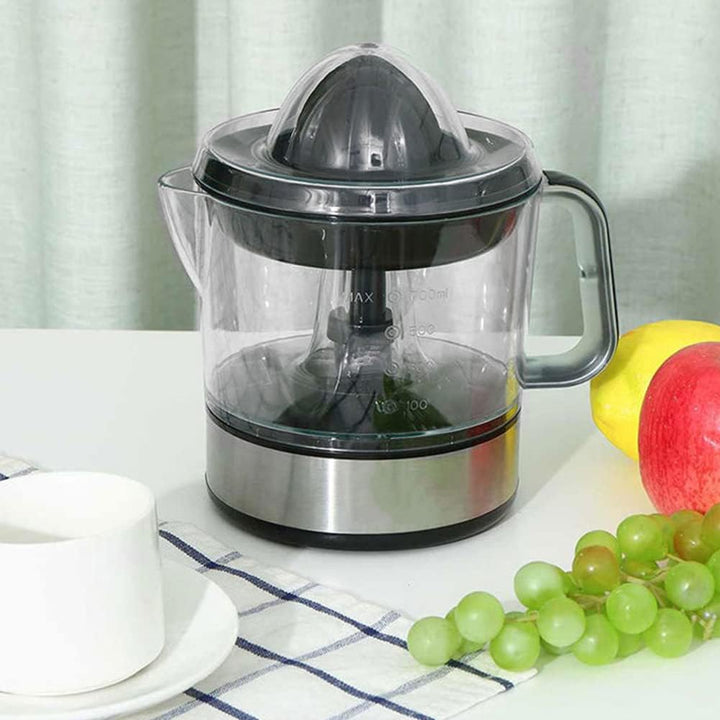 Professioneller elektrischer Entsafter aus Edelstahl, 700 ml, Mokeka, hohe Saftleistung, 2 austausch