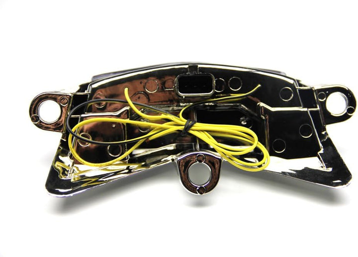 avdb-moto LED-Bremslicht mit integrierten Blinker kompatibel mit Kawasaki ZX10R 2004/2005 (Getönt),