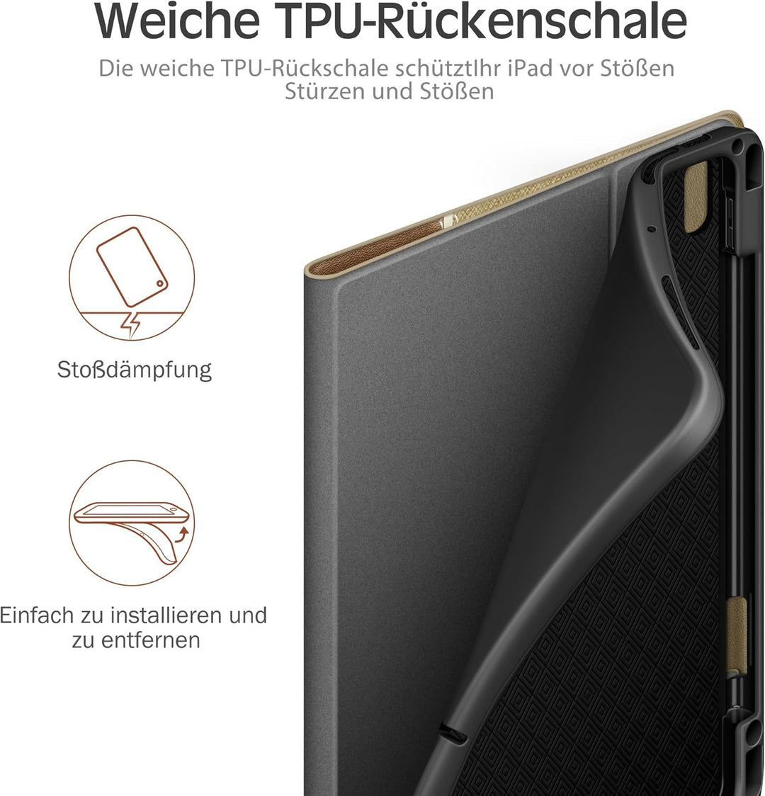 KingBlanc Hülle für iPad Air 11 Zoll 2024, Air 5. Generation 2022 & Air 4. Gen 2020 10,9 Zoll mit St