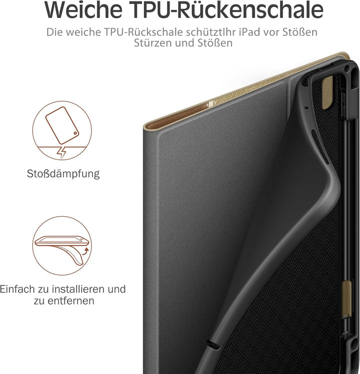 KingBlanc Hülle für iPad Air 11 Zoll 2024, Air 5. Generation 2022 & Air 4. Gen 2020 10,9 Zoll mit St