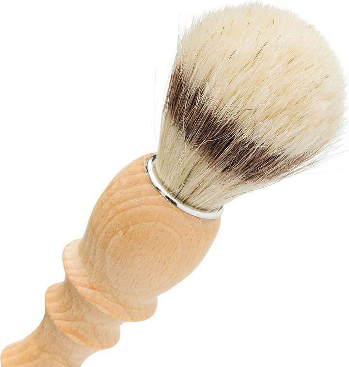 Staubbürste aus Ziegenhaar und Borsten, handgefertigt