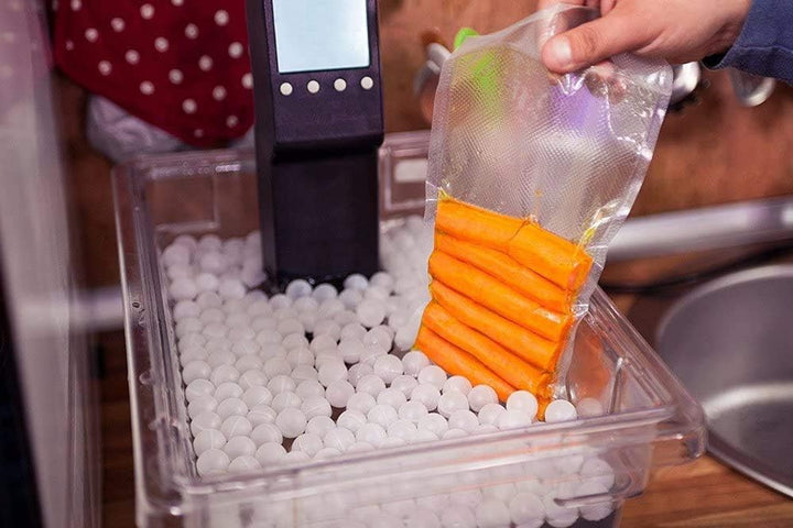 Locisne Sous Vide Kochen Bälle BPA Free 20mm 250 Bälle mit Mesh Trockentasche Für Anova Joule Herde